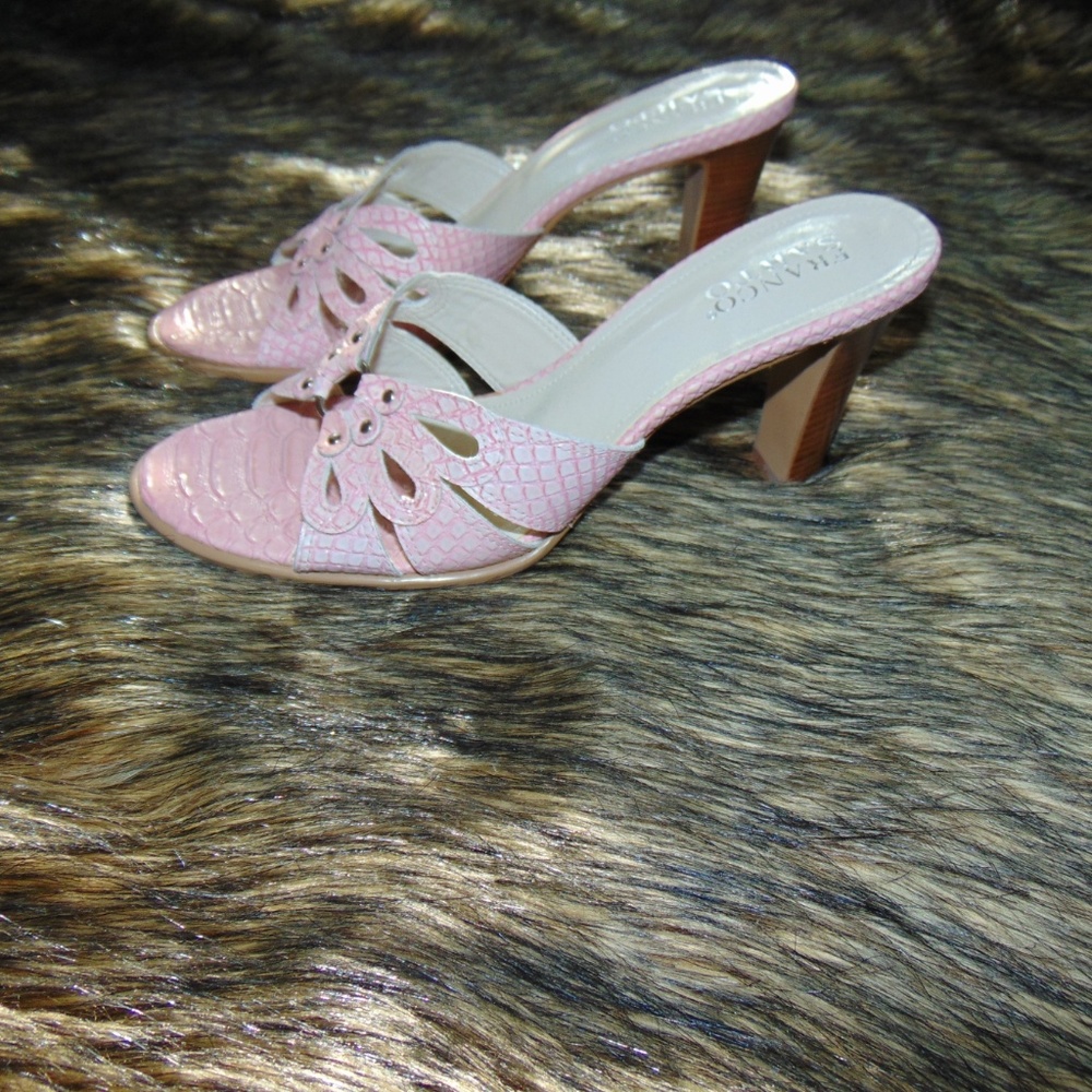 Franco Sarto Open Toe Mules (8.5) - Picture 4 of 8
